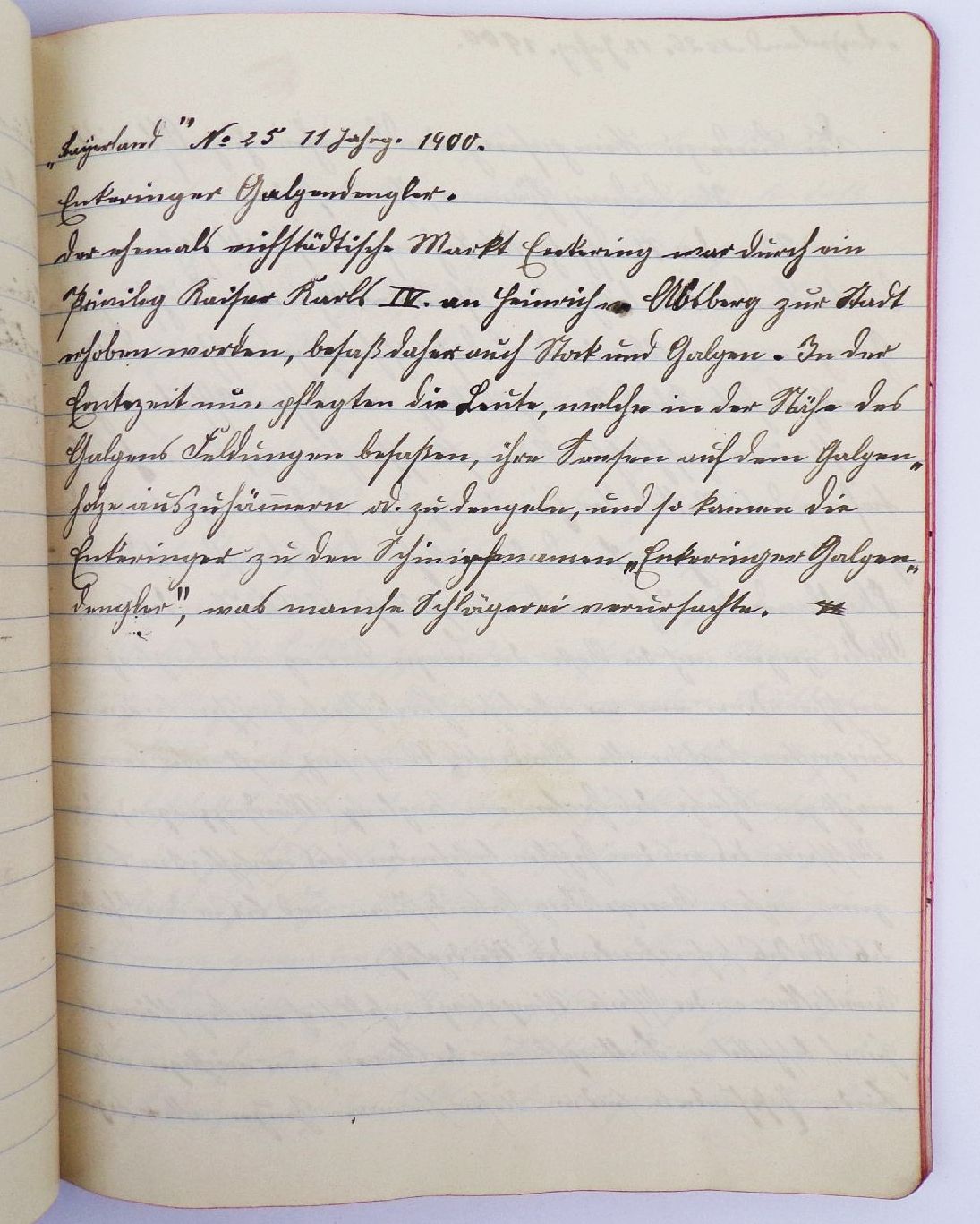 Handgeschriebenes Heft Bayern Geschichte 1900 Handgeschriebenes Heft Bayern Geschichte 1900