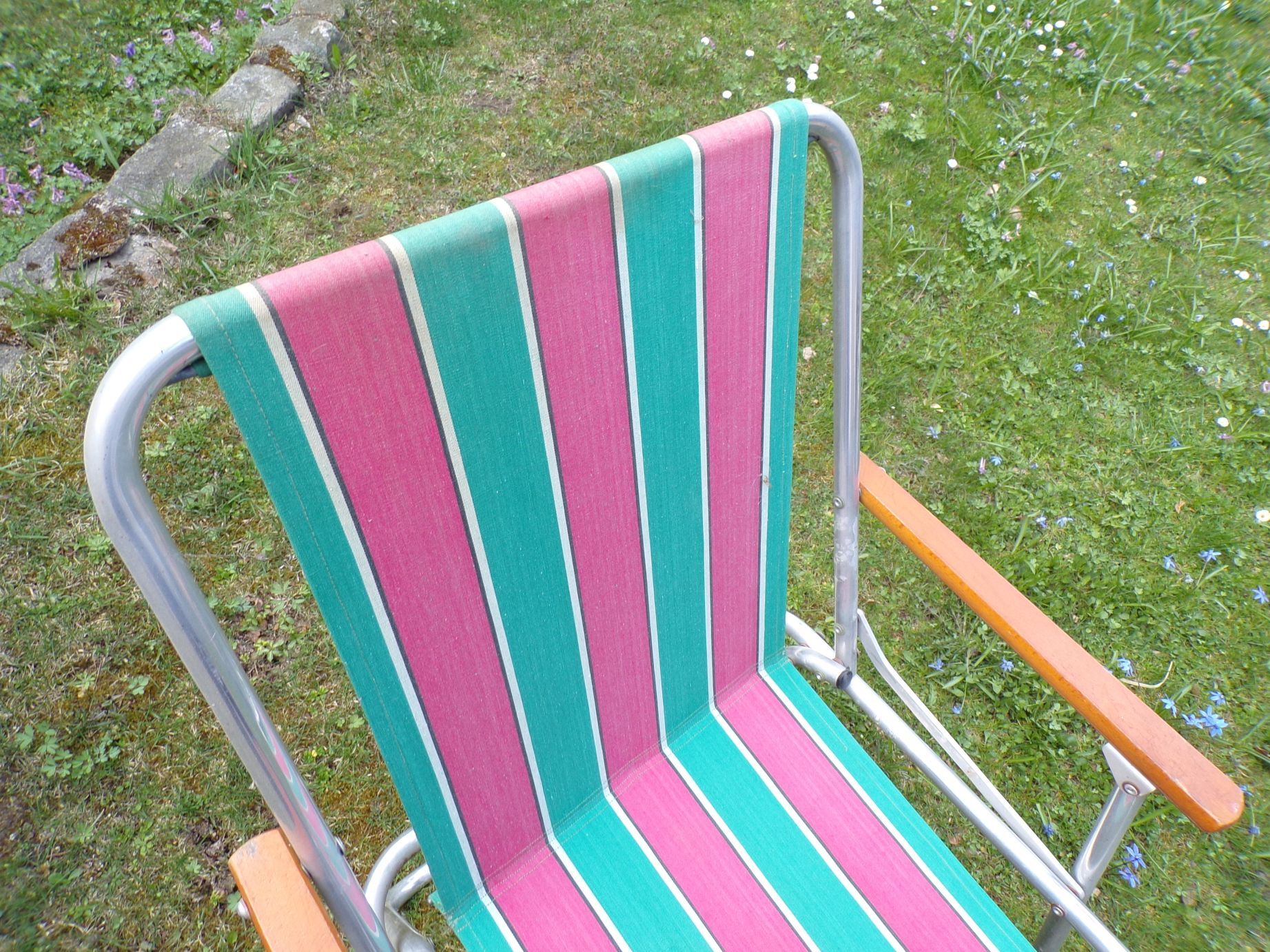 Alter Campingstuhl Klappstuhl DDR Retro Look