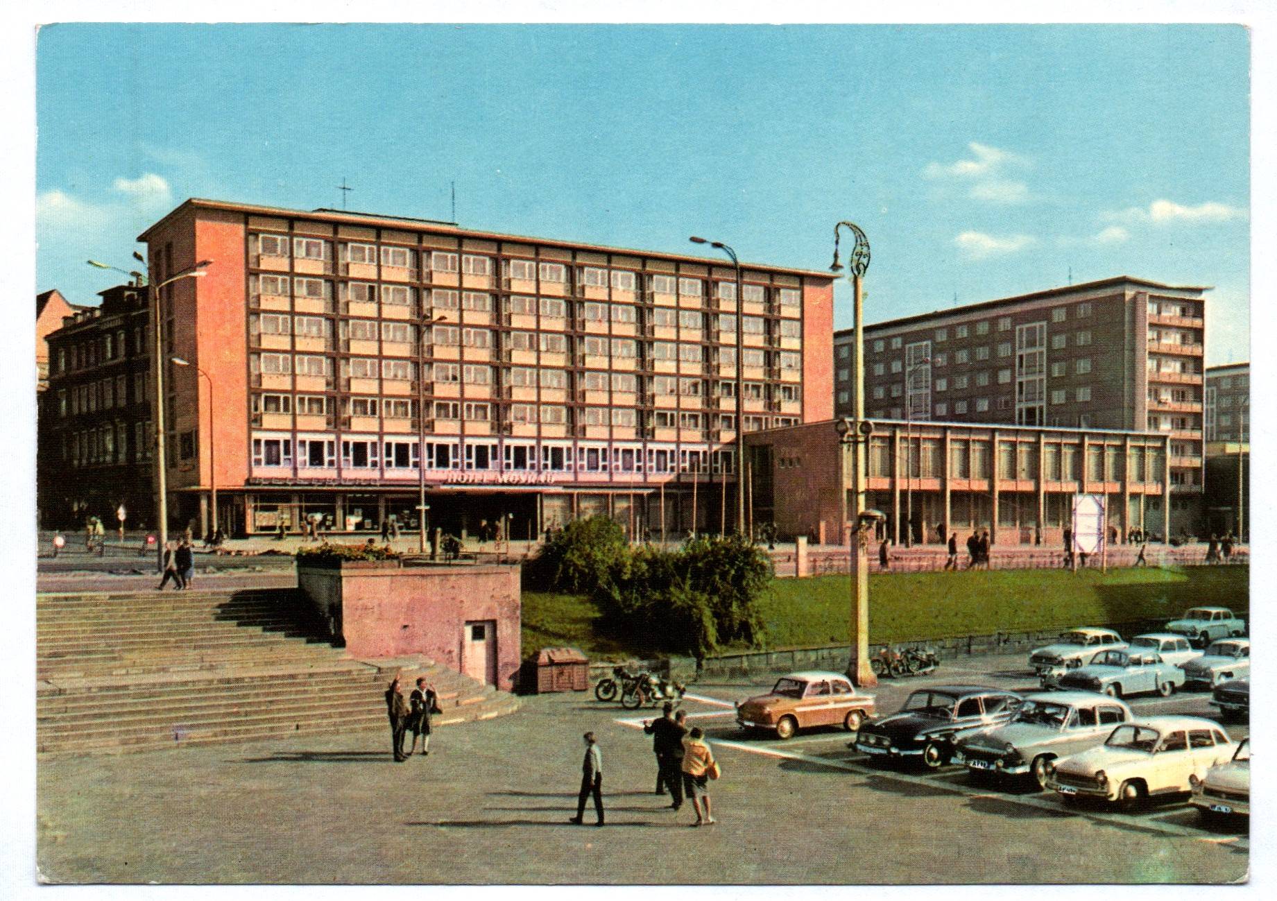 Foto Ak Karl Marx Stadt 1968 Interhotel Moskau