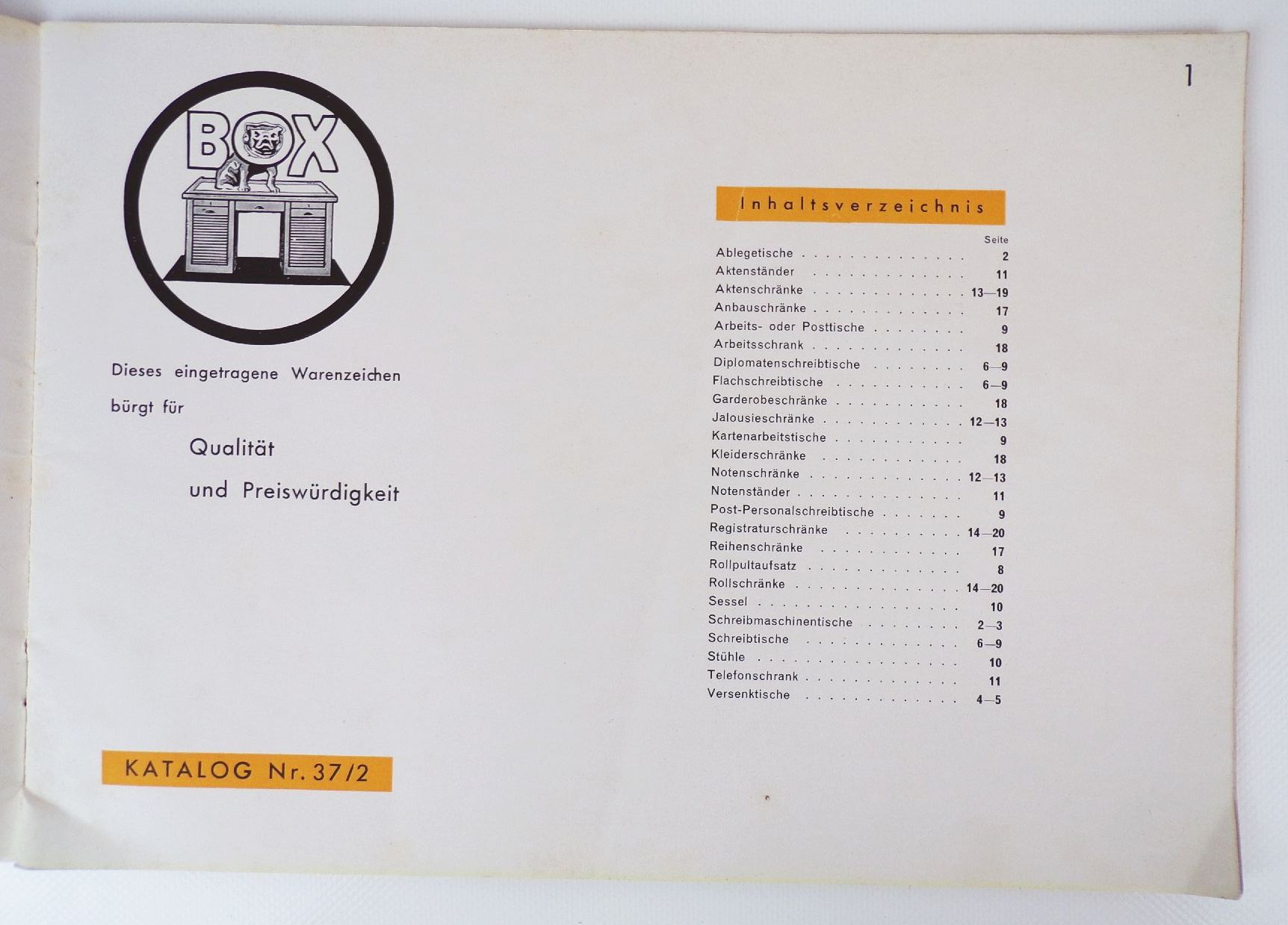 Alter Katalog Büro Möbel 1930 er Rollschränke Büromobeliar 