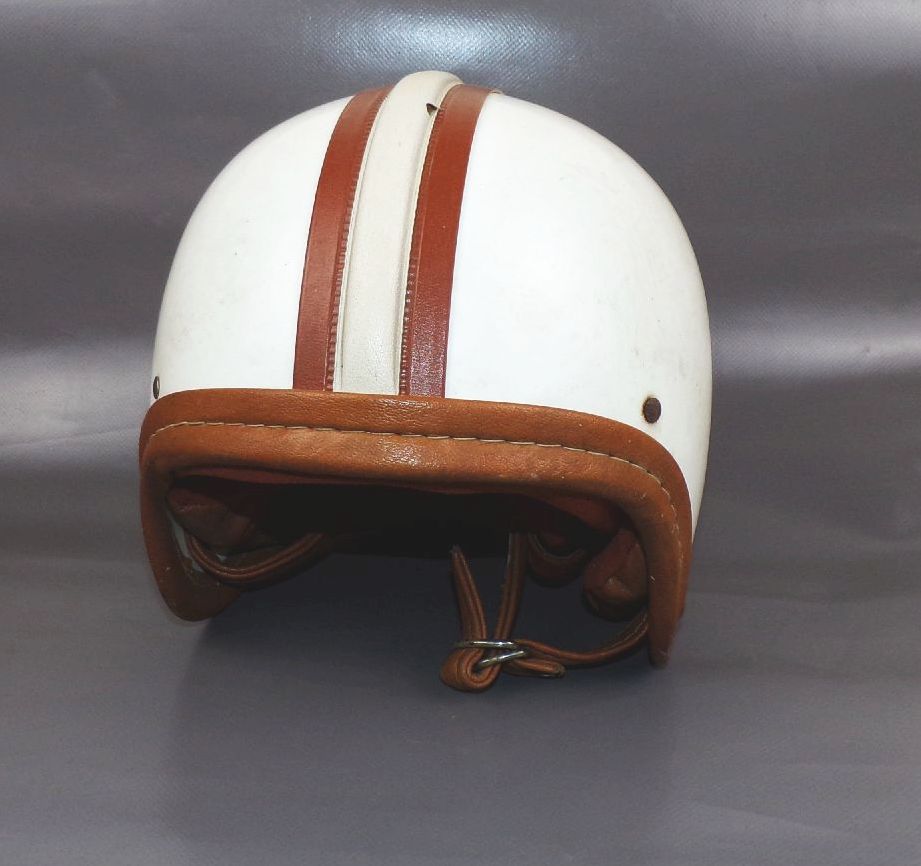 Alter Halbschale Sturzhelm Helm Mopedhelm Größe 56 Oldtimer 