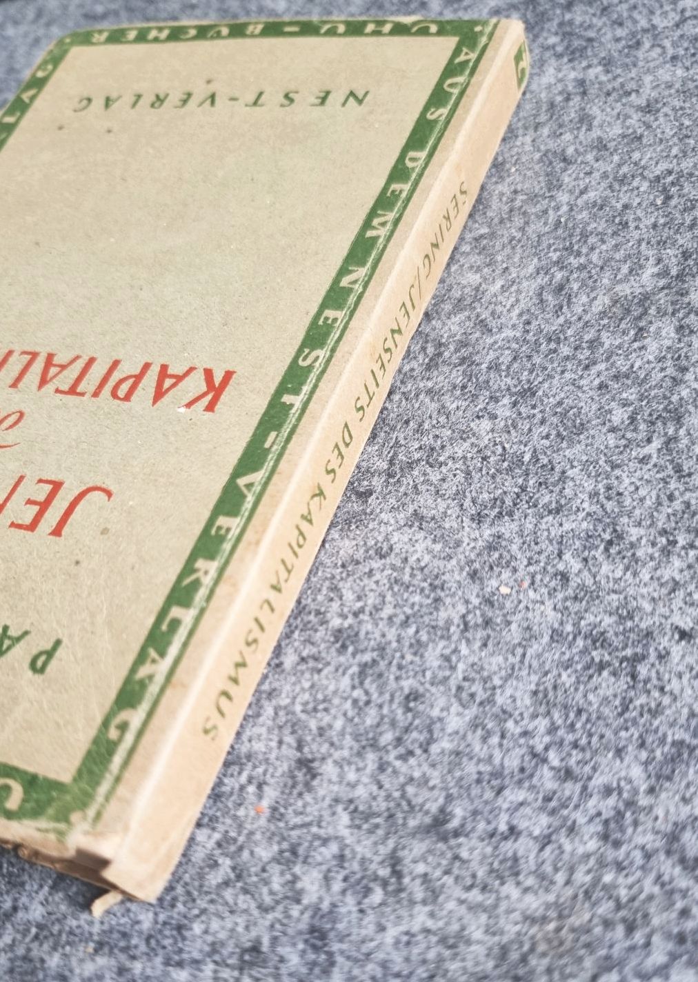 Jenseits des Kapitalismus 1946 Paul Sering Nest Verlag Jenseits des Kapitalismus 1946 Paul Sering Nest Verlag