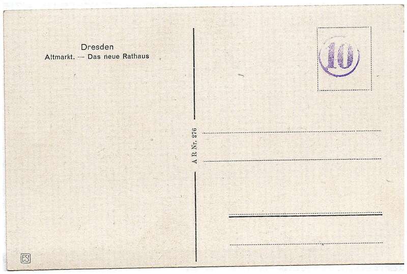 Ansichtskarten Gruß aus Dresden 5 Stück alte Postkarten Sachsen