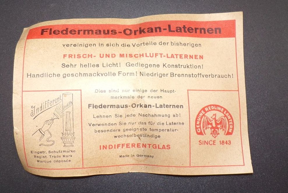 Altes Lampenglas Bat Orkan für Fledermaus Laternen Originales Ersatzglas Altes Lampenglas Bat Orkan für Fledermaus Laternen Originales Ersatzglas