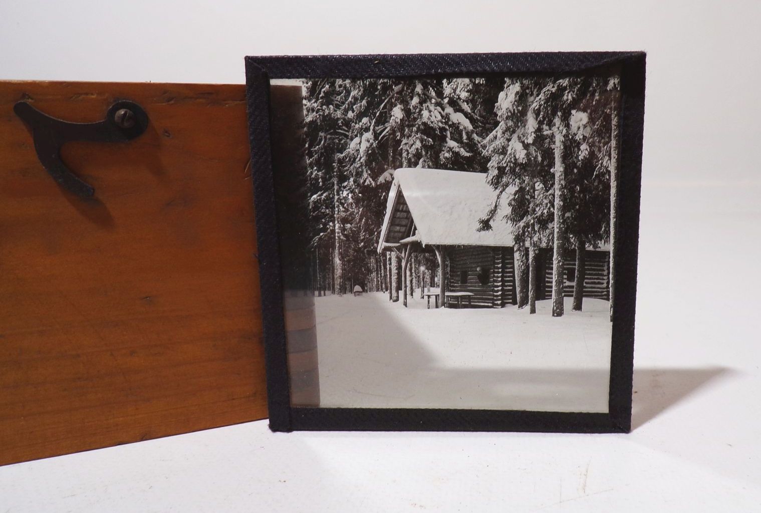 Glasfotos Holzkiste Schaller Stuttgart verzapft alte Reise Fotos