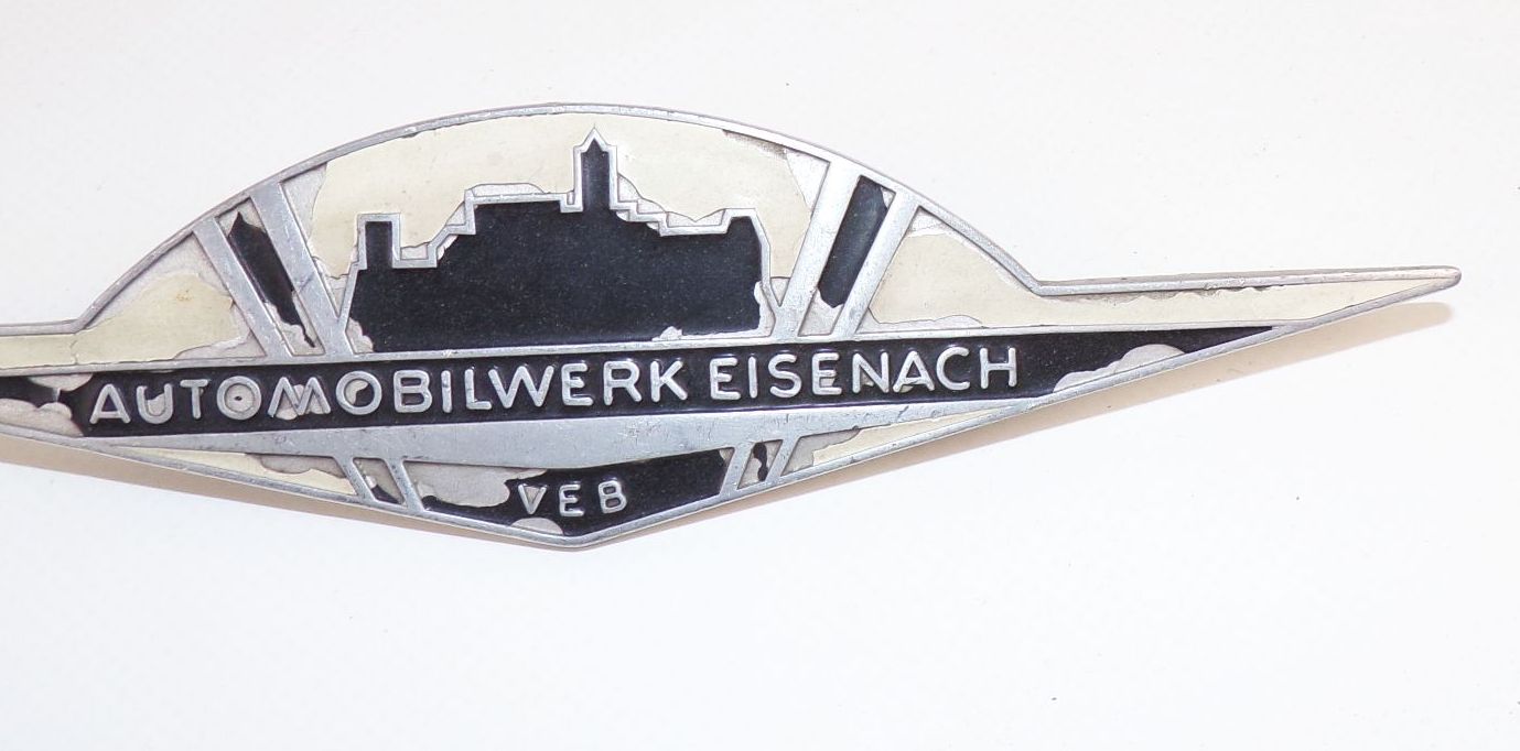 Automobilwerke Eisenach VEB DDR Auto PKW Oldtimer Schild Emblem