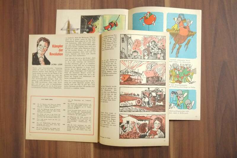 Atze DDR Heft 1967 Heft 3 Das Todeszrteil Die Blaue Flamme Comic
