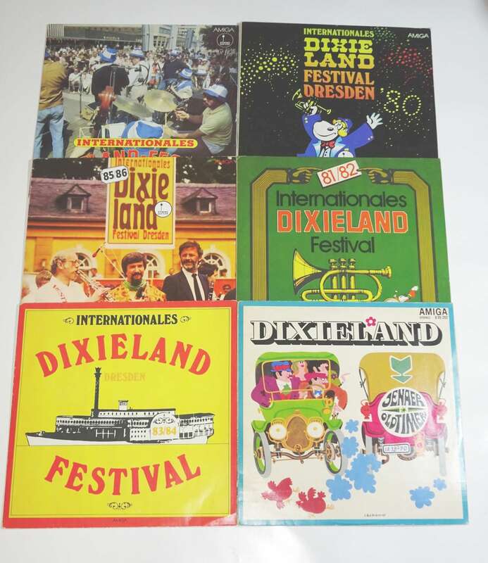 Konvolut Schallplatten Dixieland DDR Amiga Jazz 