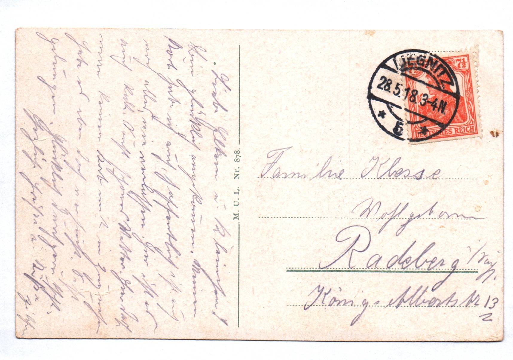 Ak Liegnitz Am heizbaren Teich 1918 Ak Liegnitz Am heizbaren Teich 1918