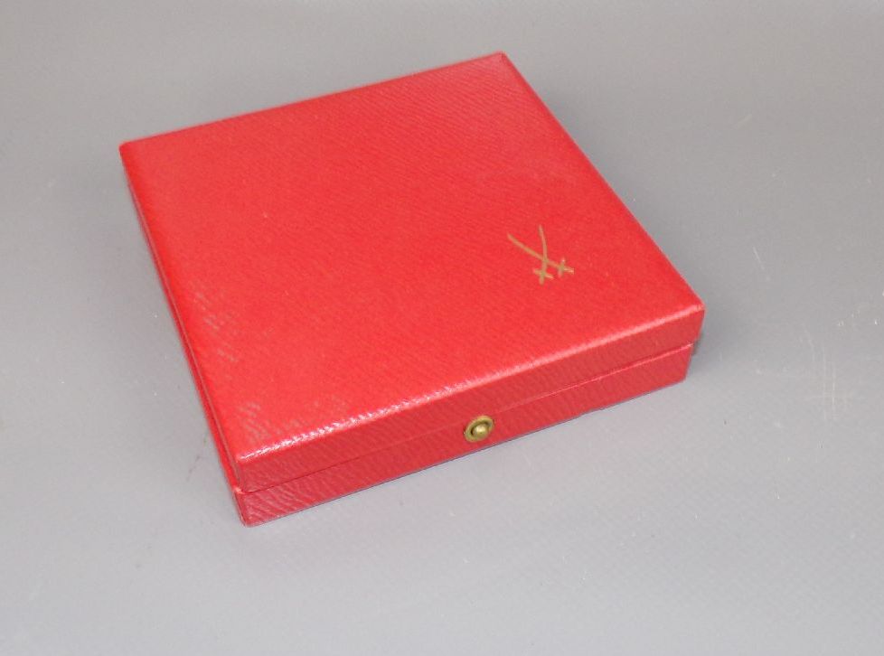 Meissen Medaille Bergbau Sicherheit Verdienstvolle Tätigkeit DDR Etui