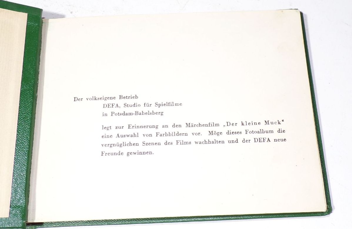Der kleine Muck Defa 1955 Buch
