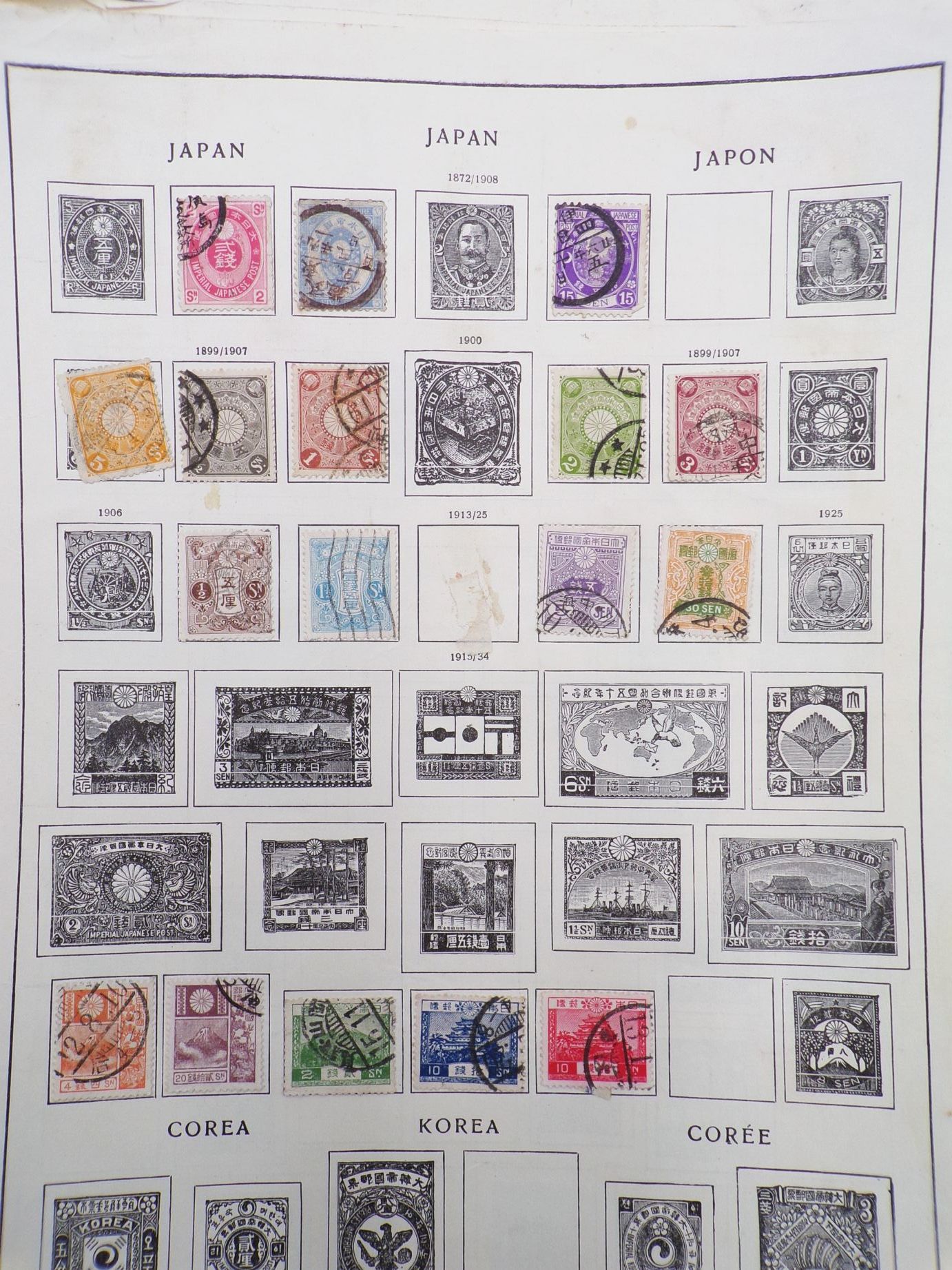 Briefmarken Konvolut Deutsches Reich Ausland China Japan