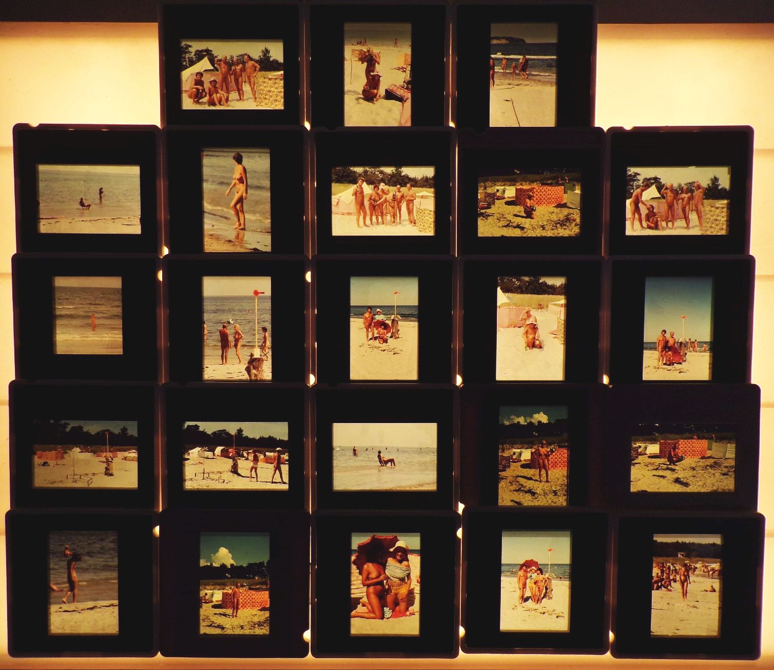 Dia Konvolut DDR Urlaub Ostsee Nackte Frauen Männer 