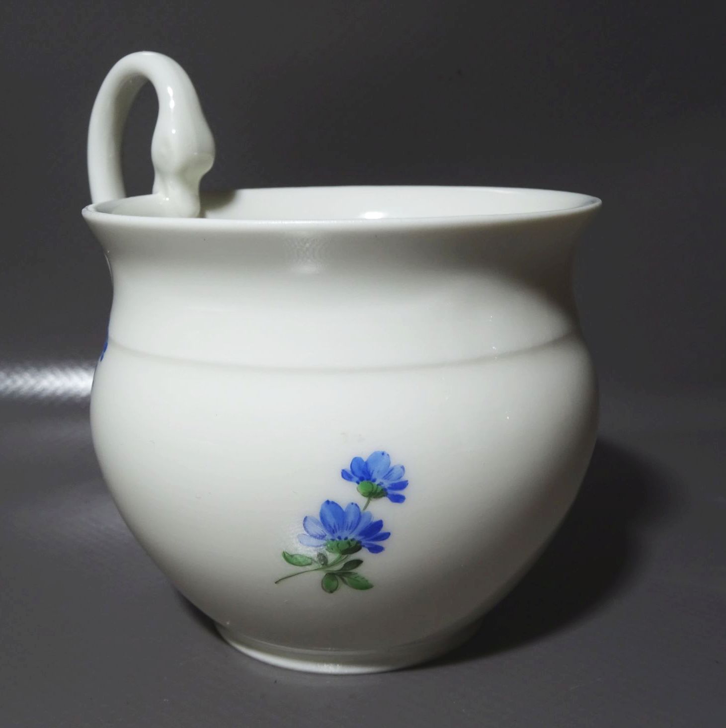 Meissen Gedeck Schwanenhals Blumen Dekor Gerbera 3 Wahl 