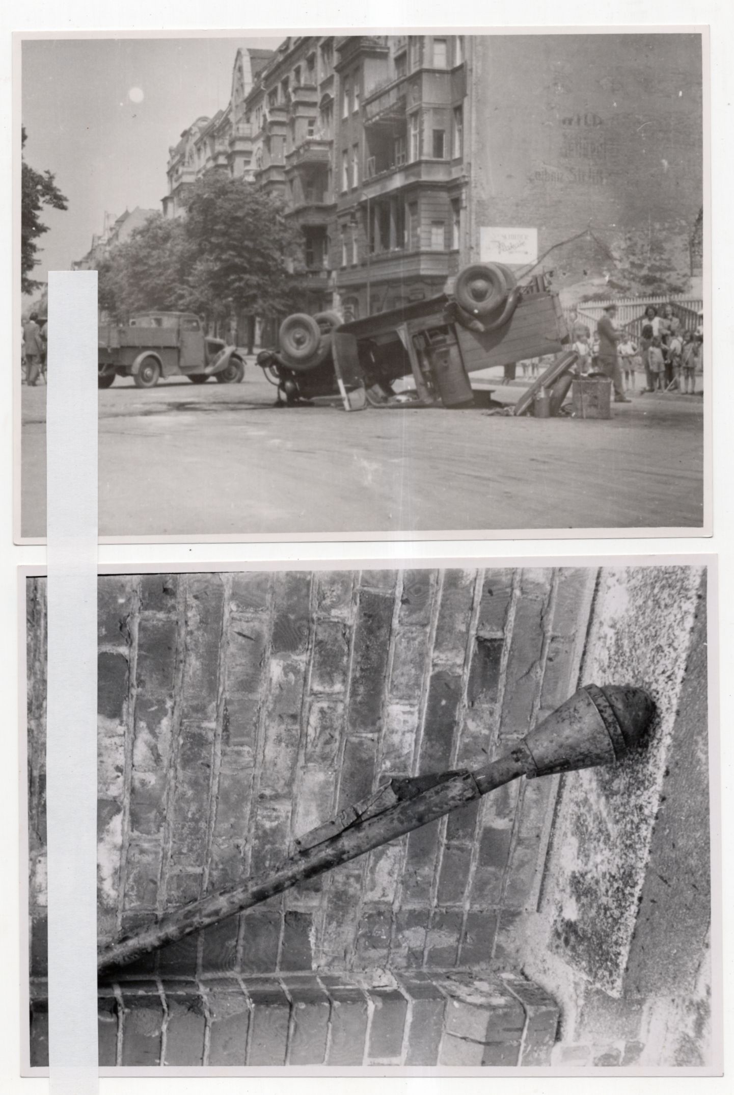 Fotos Kommando der Schutzpolizei Munitionsfunde Kinder 1945 