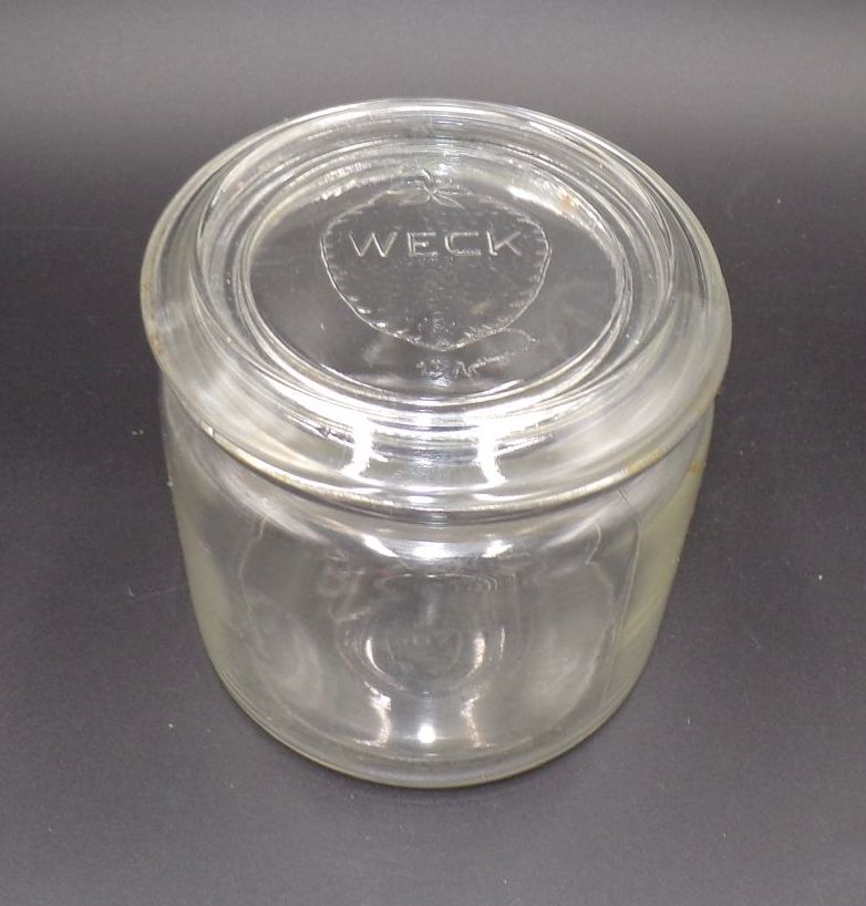 Altes Weck Vorratsglas Antik Glas Einmachglas Kompottglas Einweckglas