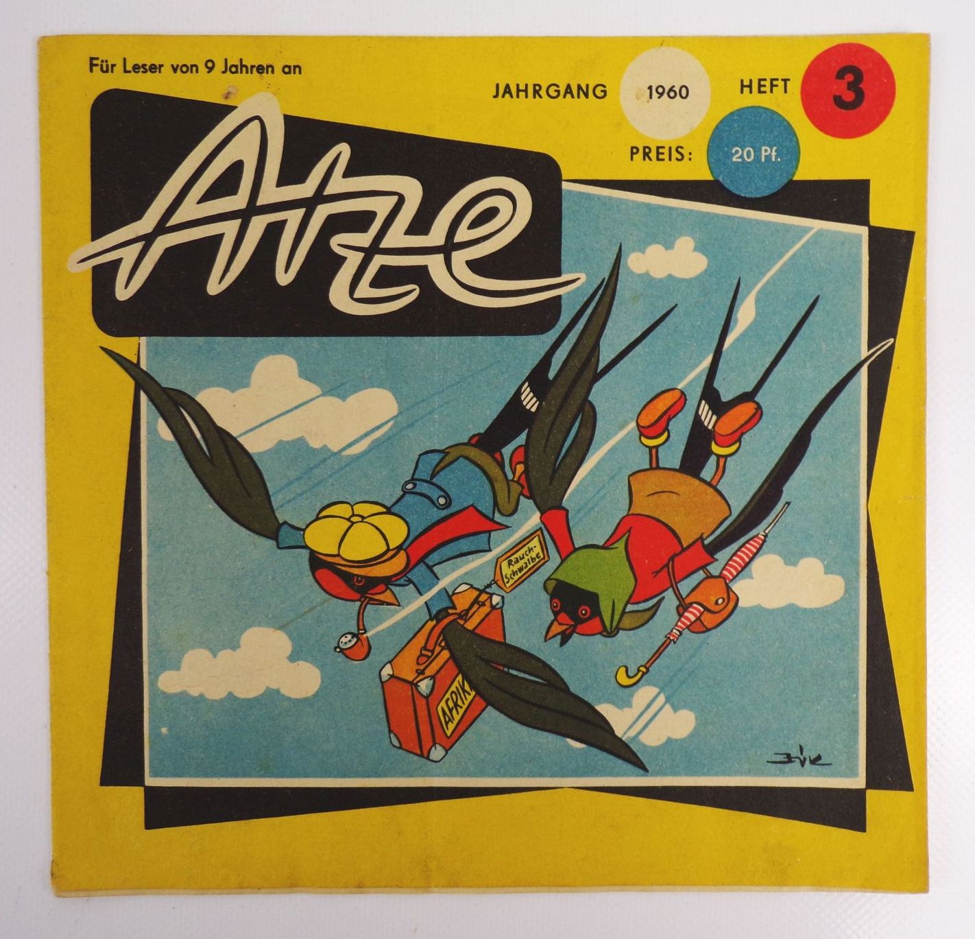 Atze Jahrgang 1960 Nummer 3 mit Fix und Fax Comic 