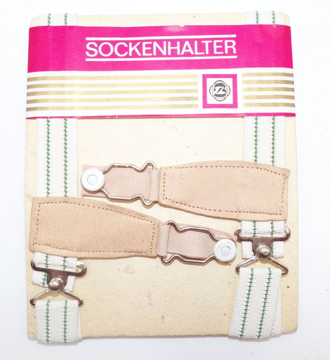 Alte Sockenhalter DDR Vintage Ungetragen NOS 6 Stück