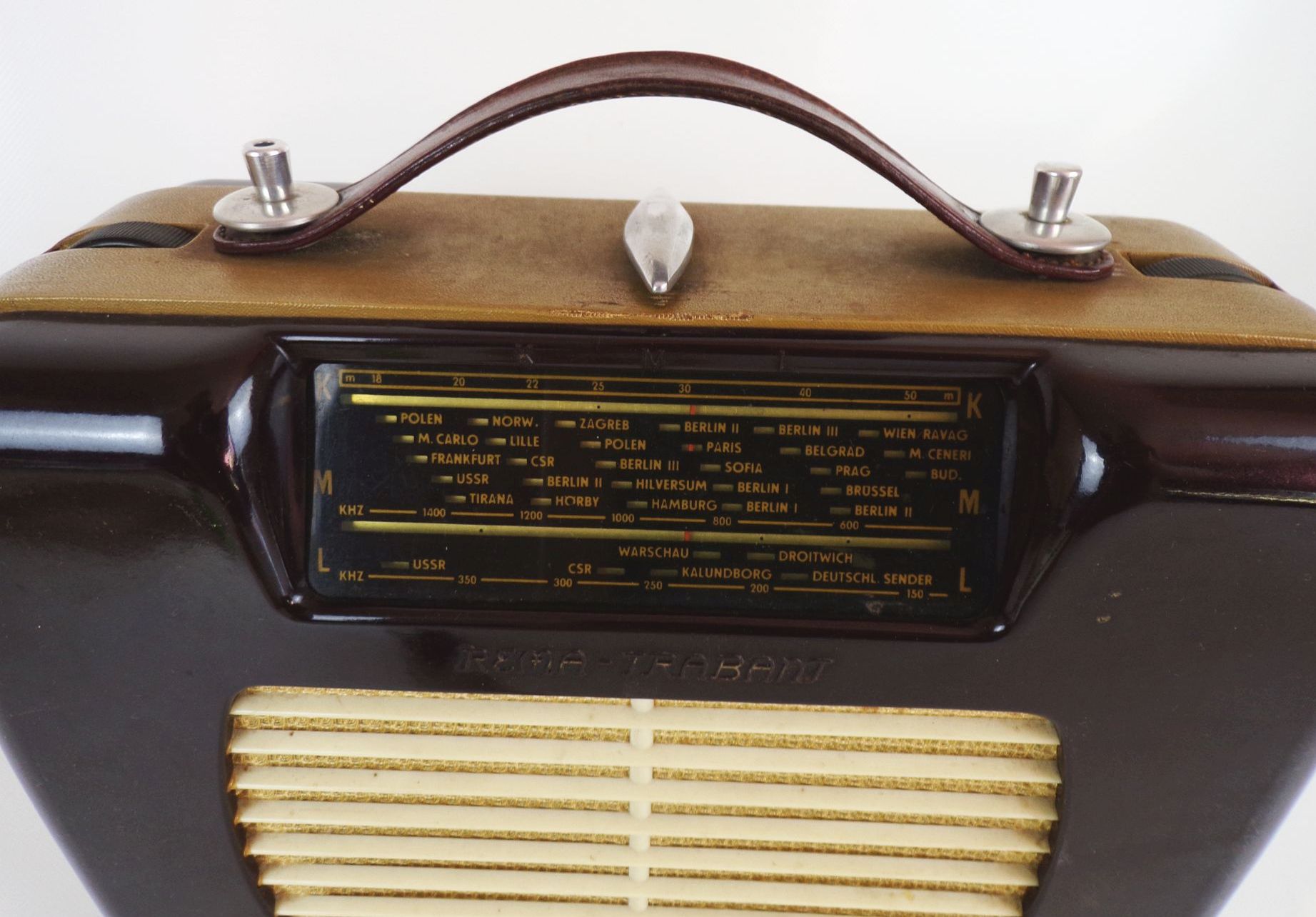 Rema Trabant Radio Bakelit Kofferradio Vintage