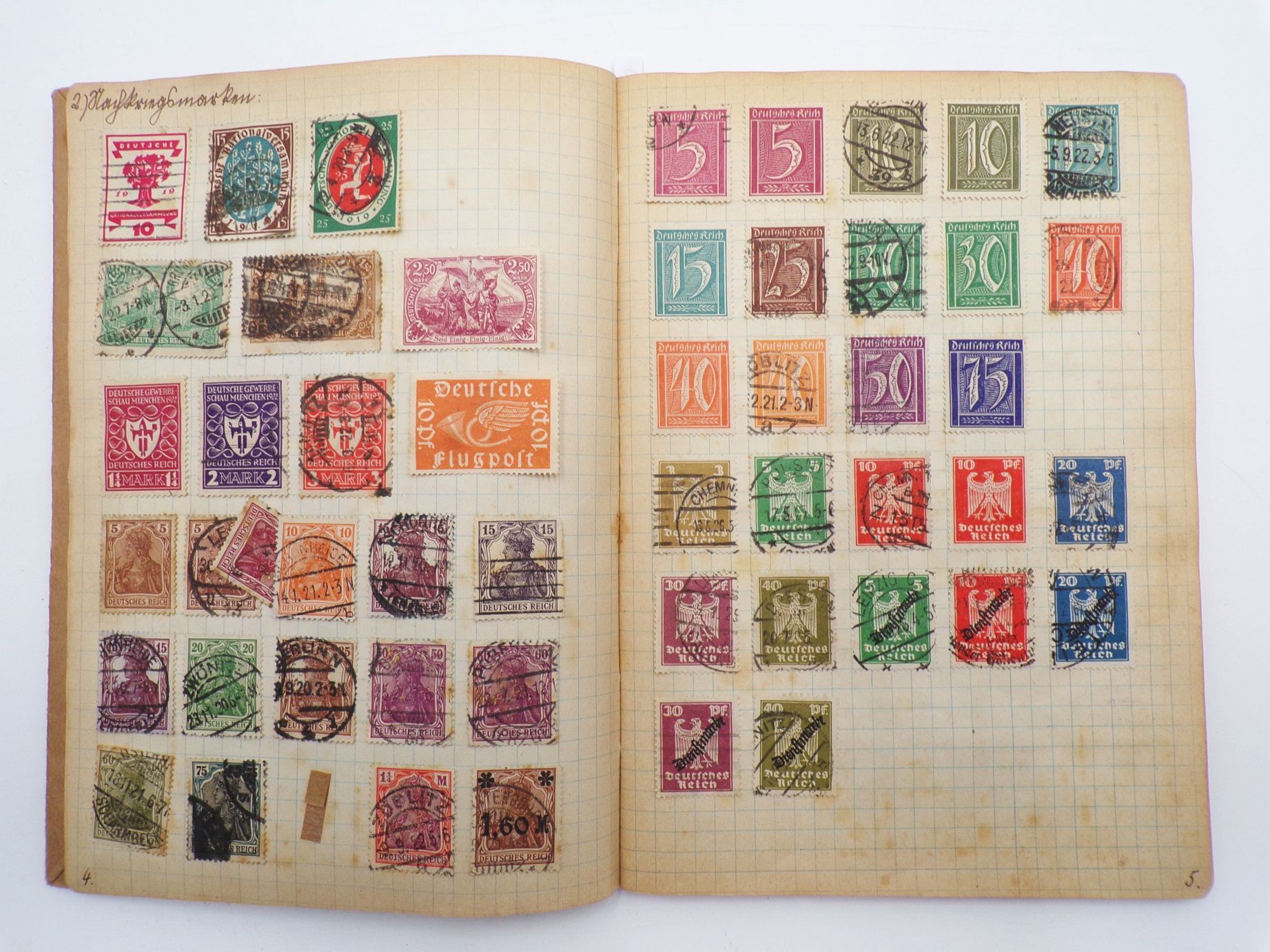 Briefmarken Konvolut Deutsches Reich Ausland China Japan