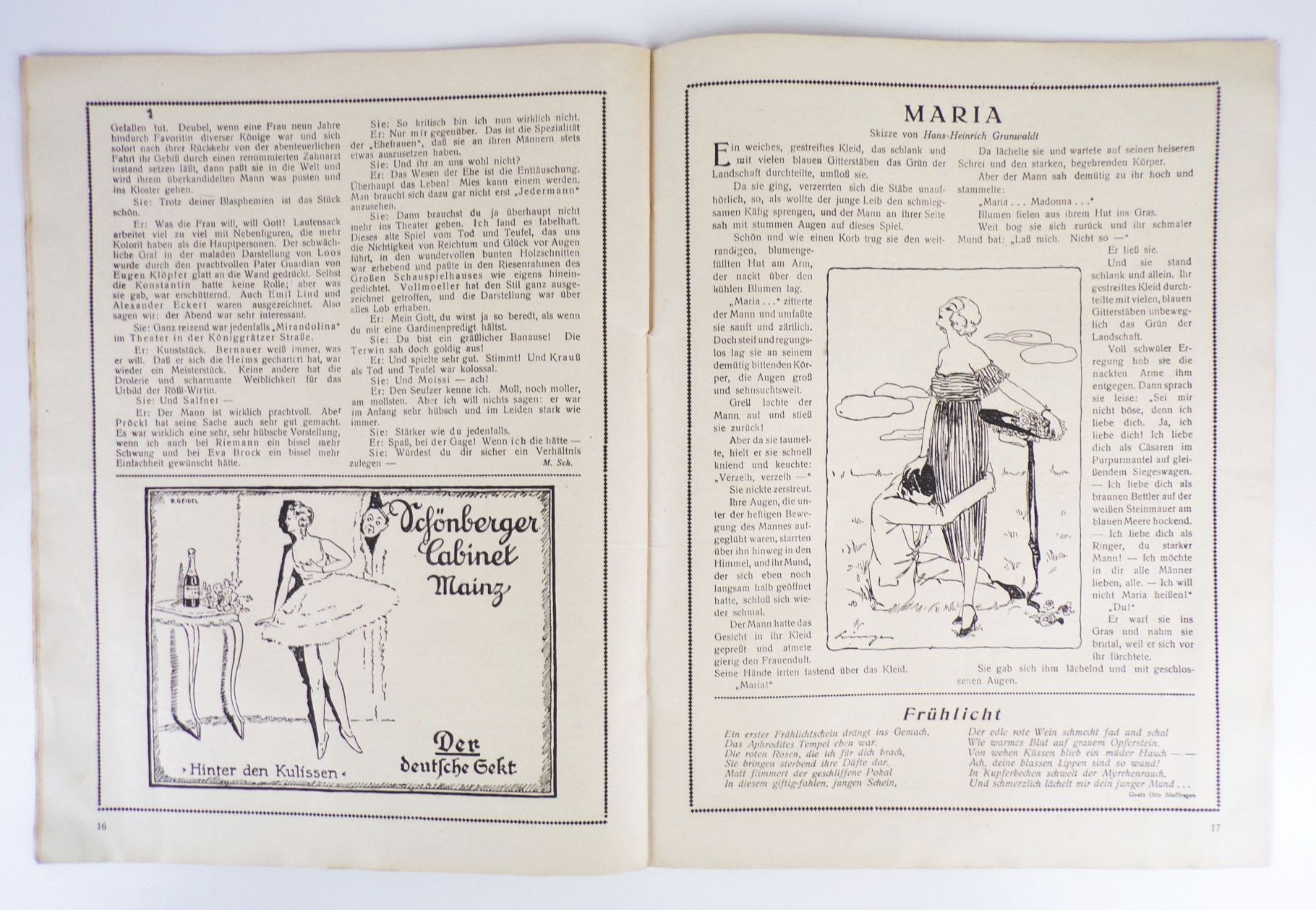 Der Junggeselle 1920 Nr 41 Lingen Zeitungen