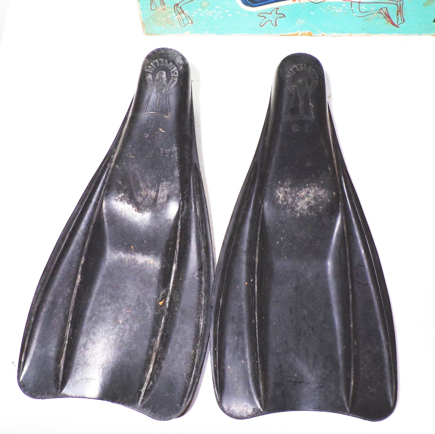 DDR Schwimmflossen Schuhflosse Najade Größe 2 Schnorchel OVP