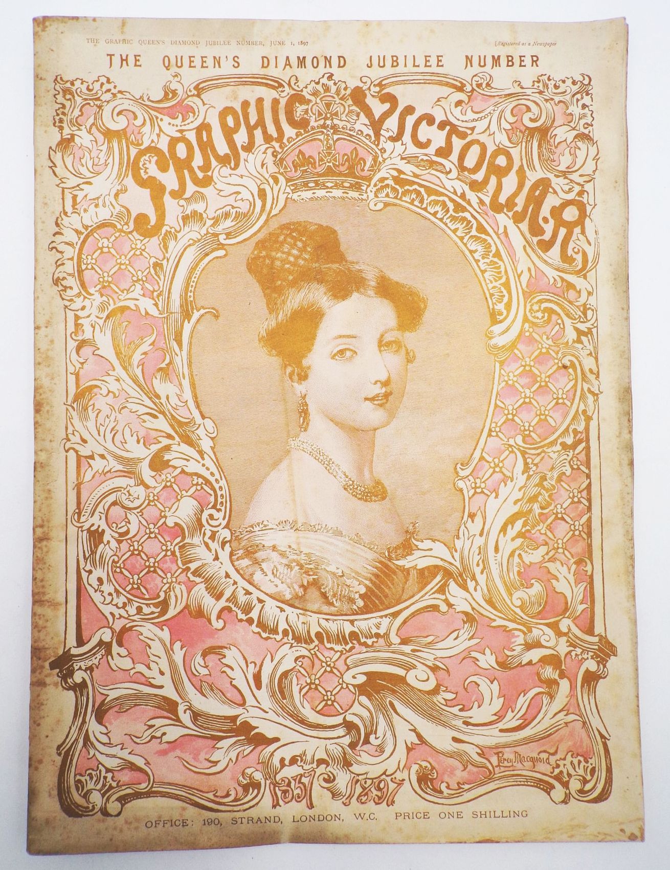 The Queen Diamond Jubilee Number Graphic Victoria 1897 Zeitschrift