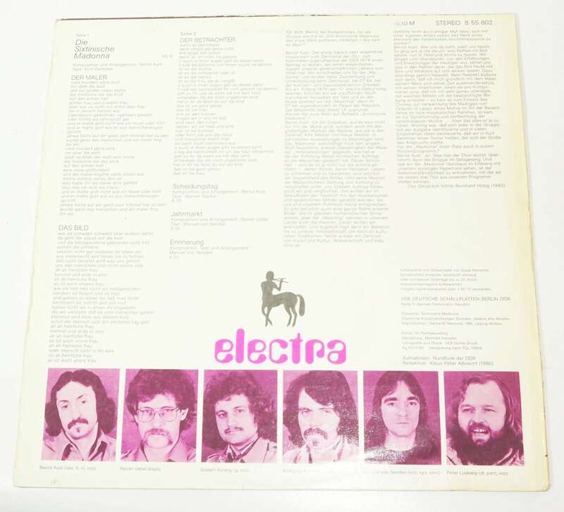 Electra 3 Vinyl Alben DDR Amiga Madonna Tag wie eine Brücke Ostrock