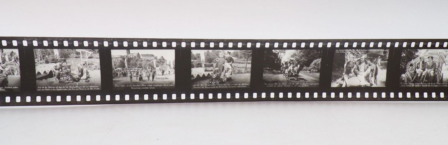 Alter Rollfilm Zirkus Renz Teil 1 Diafilm 