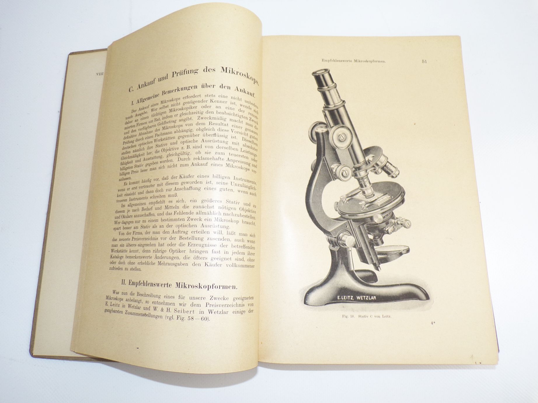 Das Mikroskop und seine Anwendung 1920 Hager und Mez Labor Medizin 