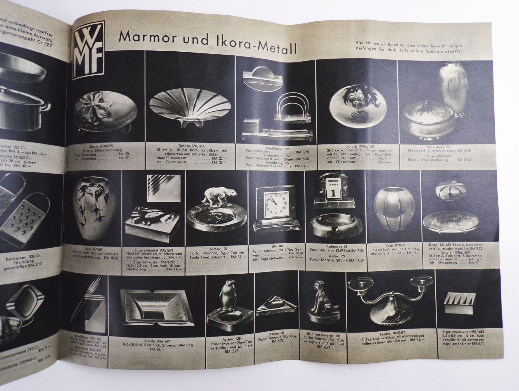 WMF Geschenke Prospekt um 1935 WMF Geschenke Prospekt um 1935