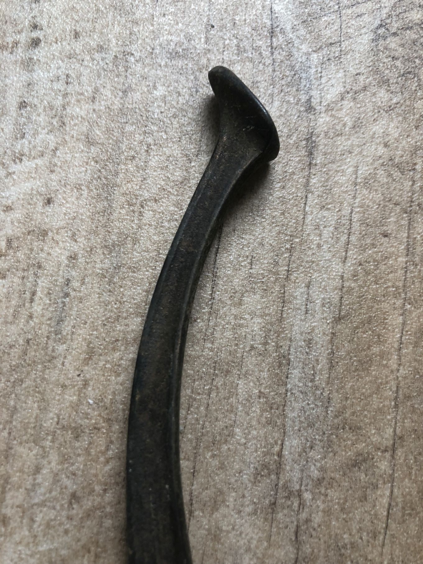 Wandhaken Deko Antik Messing Kleiderhaken alt 17,5 cm