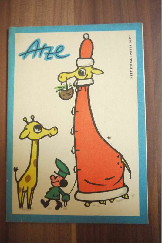 Atze Heft 12 DDR Comic Atze erzählt von einer Gebrutstagsfeier 1966