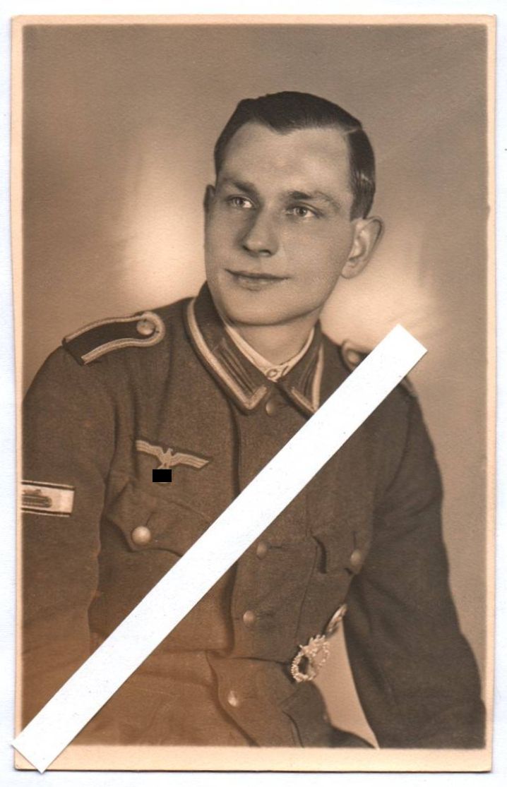Portrait Foto Panzerknacker 2 Wk Infanterie Sturmabzeichen 1945 Portrait Foto Panzerknacker 2 Wk Infanterie Sturmabzeichen 1945