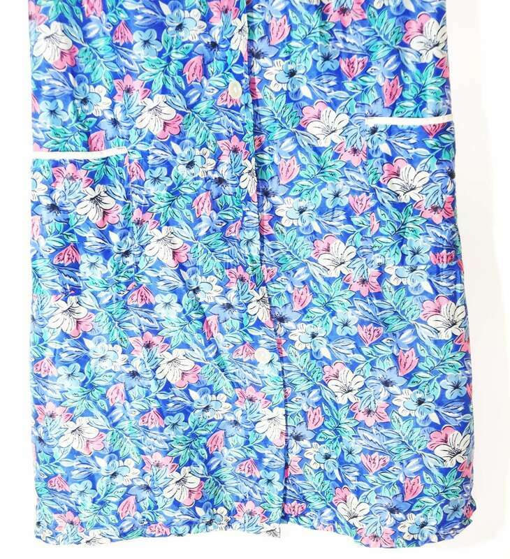 Kittelschürze DDR Polyester Dederon 70er 80er Original Schürze Kittelschürze DDR Polyester Dederon 70er 80er Original Schürze