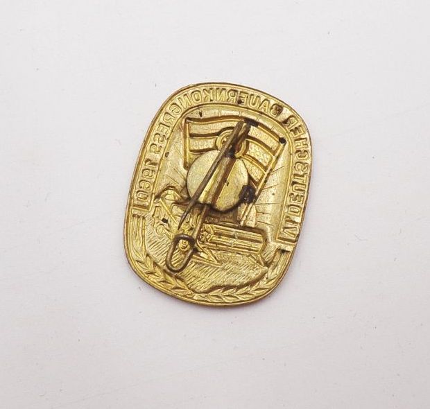 Alter Anstecker VI Deutscher Bauernkongress 1960 DDR 