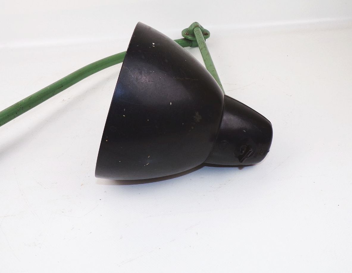 LBL Gelenklampe DDR Werkstattlampe Bauhaus Bakelit Schreibtischlampe