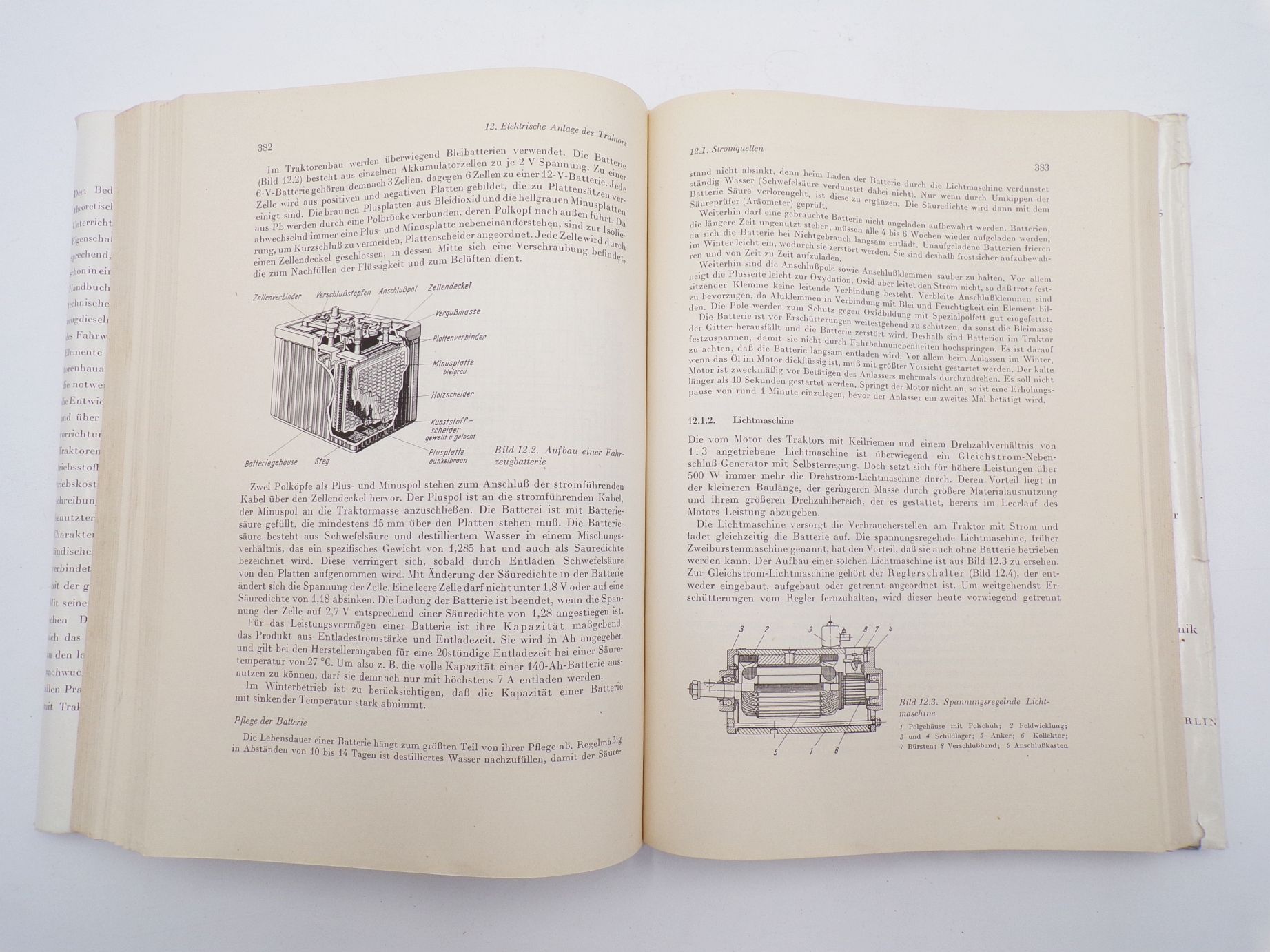 Technisches Handbuch Traktoren Blumenthal 1971 