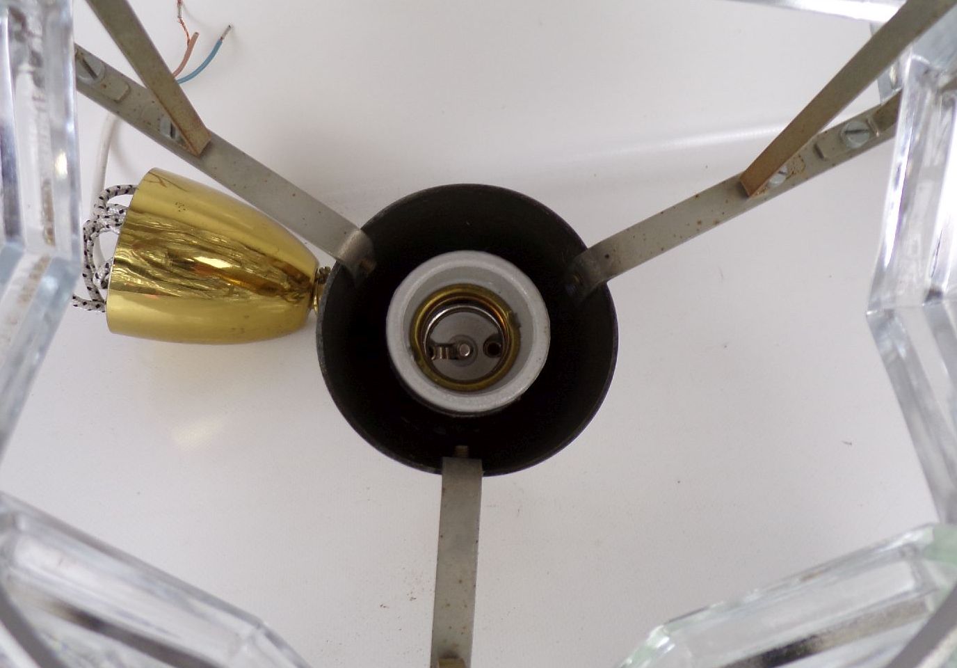 Deckenleuchte Sputnik 70er Jahre VEB Kristallleuchte Ebersbach Vintage Lampe Deckenleuchte Sputnik 70er Jahre VEB Kristallleuchte Ebersbach Vintage Lampe