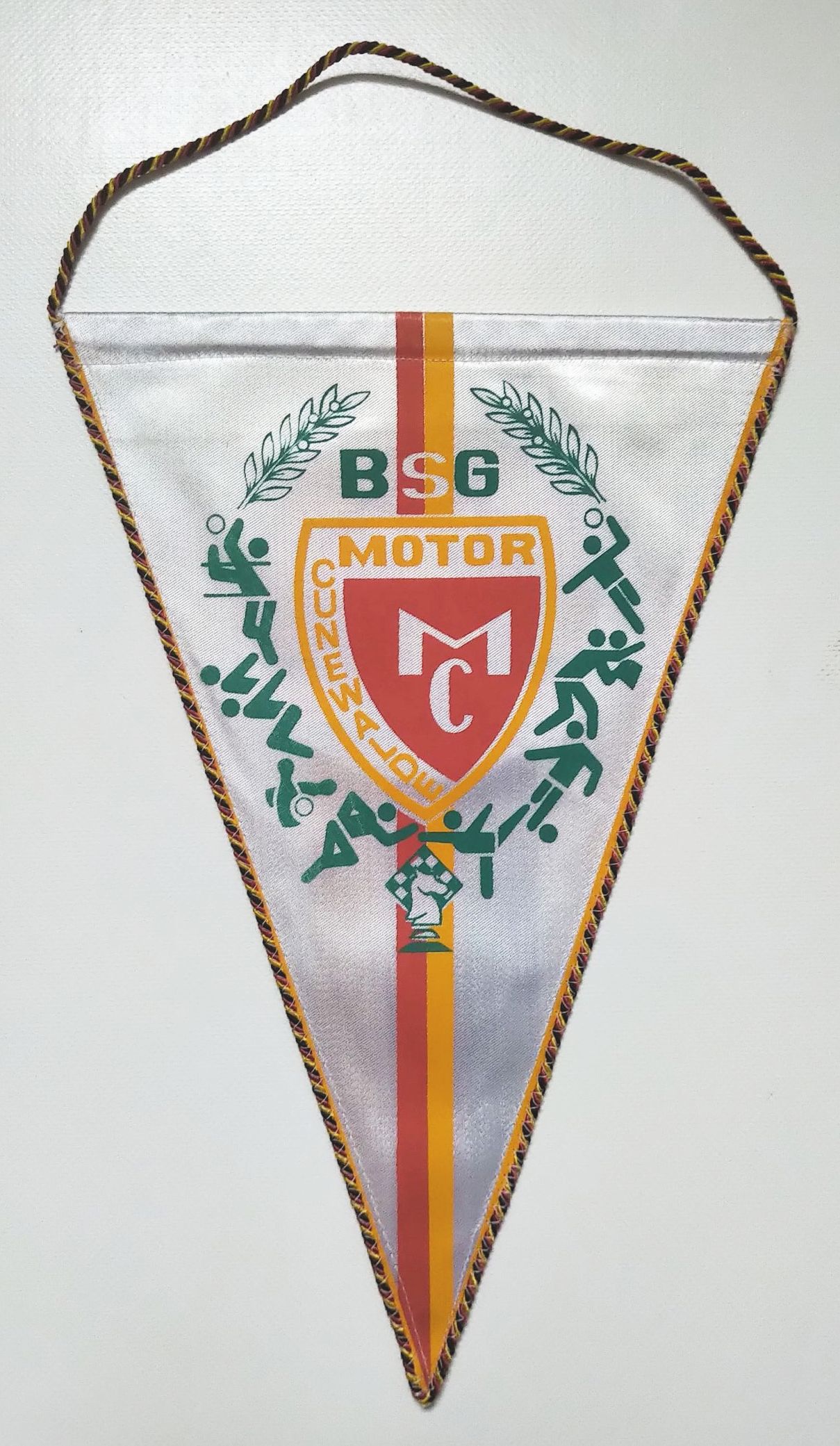 Wimpel BSG Motor MC Cunewalde DDR Wappen