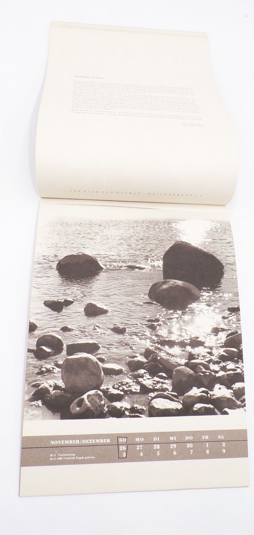 Alter Kalender 1961 Im Blickfeld der Kamera DDR Geburtstagsgeschenk Alter Kalender 1961 Im Blickfeld der Kamera DDR Geburtstagsgeschenk