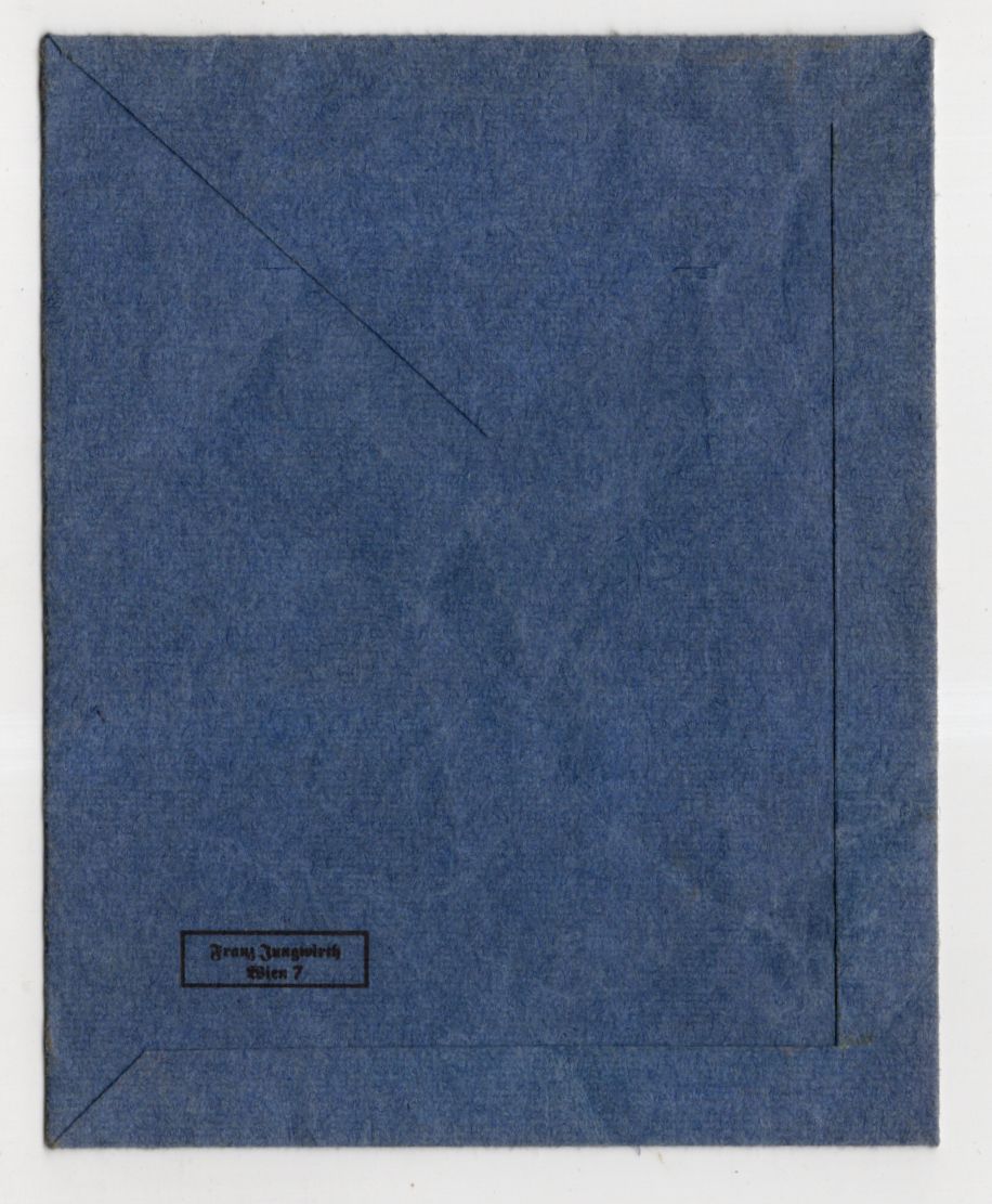 Alte Verleihungstüte Eisernes Kreuz 2 Klasse 1939 