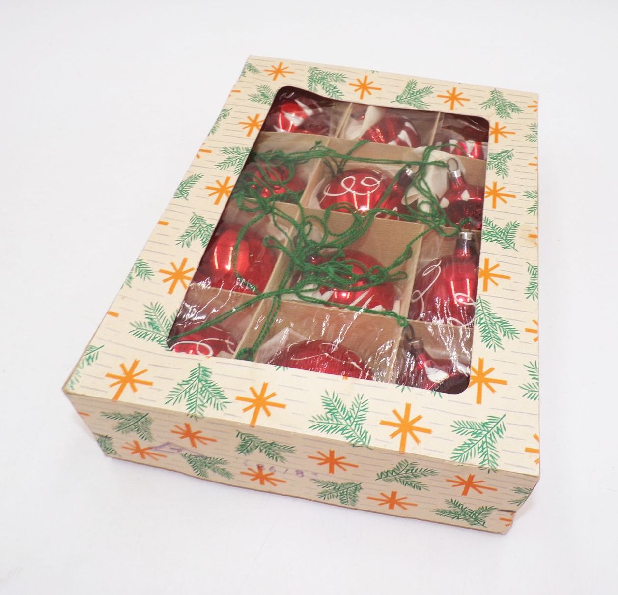 Alter Kugeln Reflexkugeln CBS Glas Rot Christbaumschmuck Alter Kugeln Reflexkugeln CBS Glas Rot Christbaumschmuck