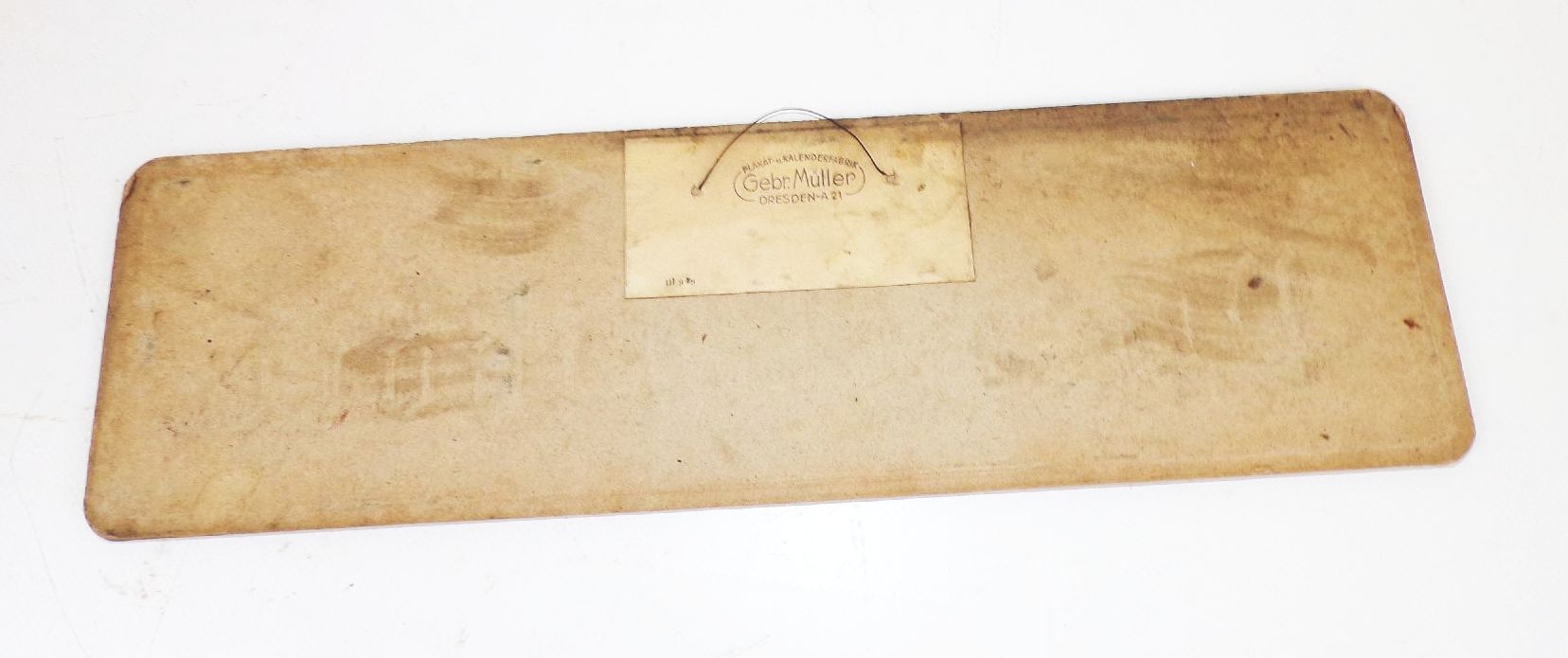 Altes Pappschild Prenzel Liköre seit 1891 Zittau Sachsen Spirituose 