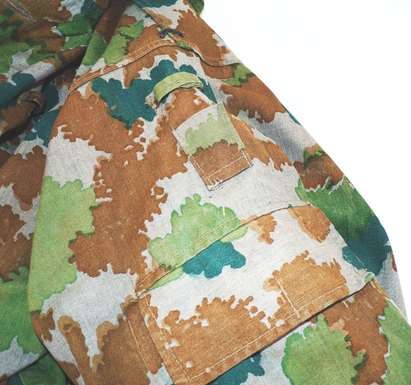 NVA Jacke Blumentarn Flächentarn Größe 1 Volksarmee Feldjacke Tarnjacke