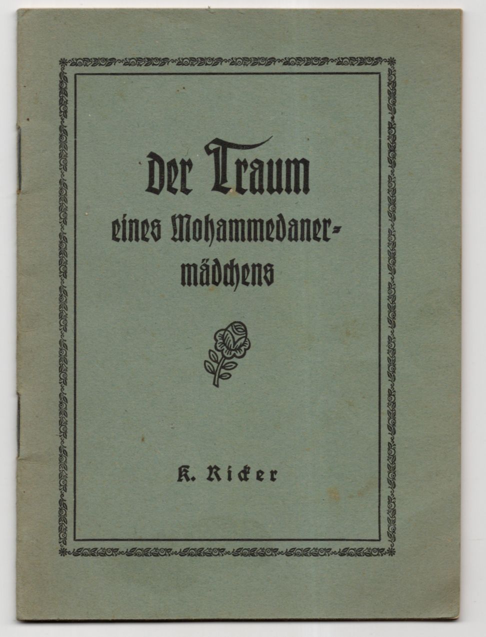 Der Traum eines Mohammedaner Mädchens Ricker Islam um 1900