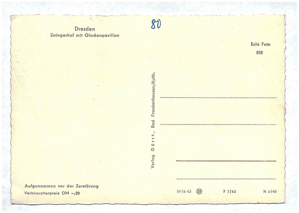 Ak Dresden Zwinger Hof mit Glockenpavillon Echtfoto Ak Dresden Zwinger Hof mit Glockenpavillon Echtfoto