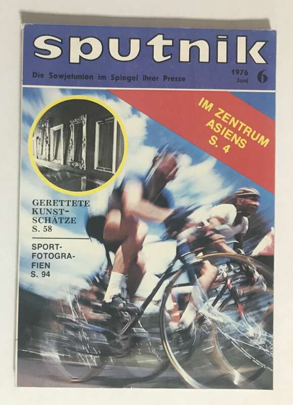 Sputnik Hefte UDSSR Bücher verschiedene Jahrgänge 1971 bis 1976