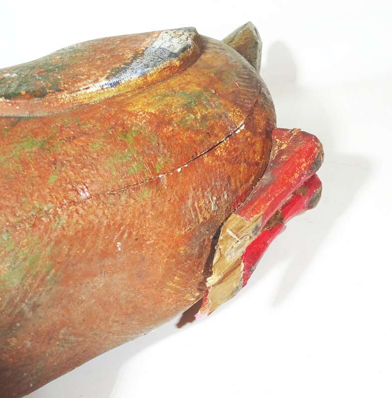 Uralte Lockente Holz Ente Jagd Attrappe Lockvogel Sammler 