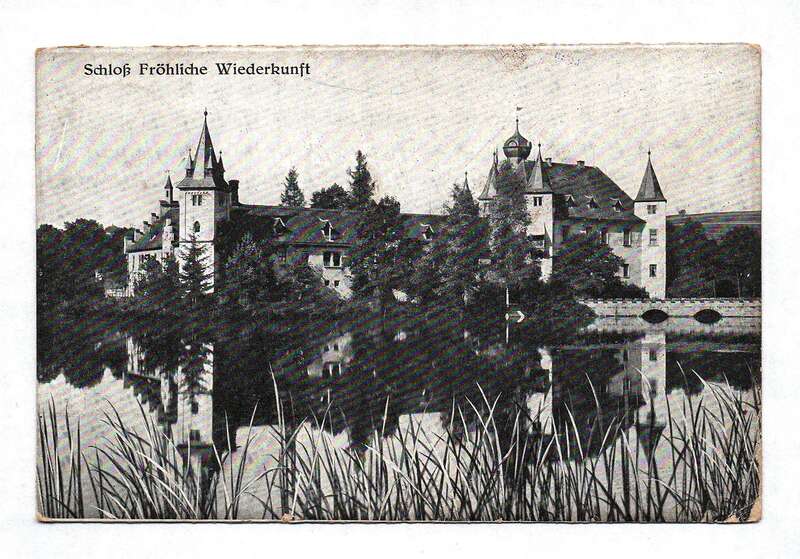 Ak Schloss Fröhliche Wiederkunft Wolfersdorf 1932